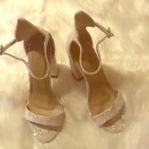 Be Mine glitter heels
